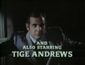 The Mod Squad television show: Adam Greer by Tige Andrews Season 4 credit