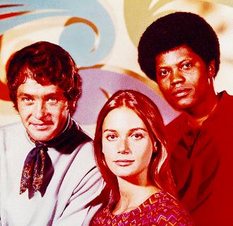 The Mod Squad tv show mural pose